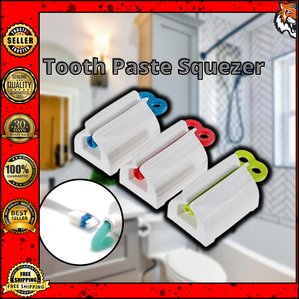 Original Toothpaste Tube Squeezer Toothpaste Roller Stainless Plastic