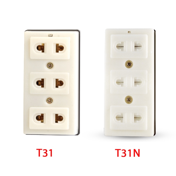 Ổ cắm 3 lỗ 2 chấu chống cháy Sopoka