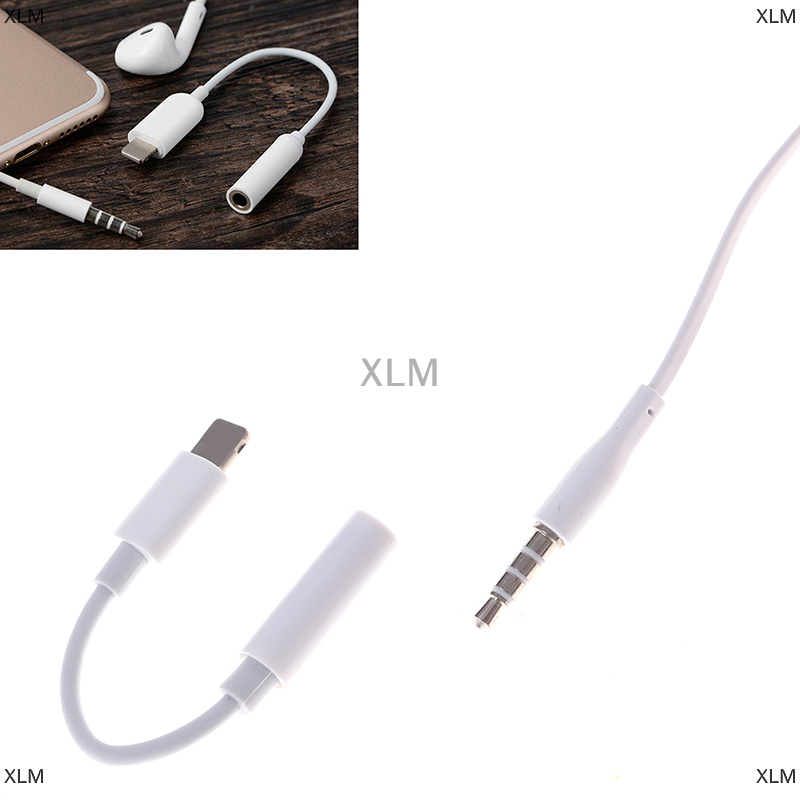 XLM Giắc cắm tai nghe Tai nghe Bộ chuyển đổi âm thanh cáp kết nối cho iPhone