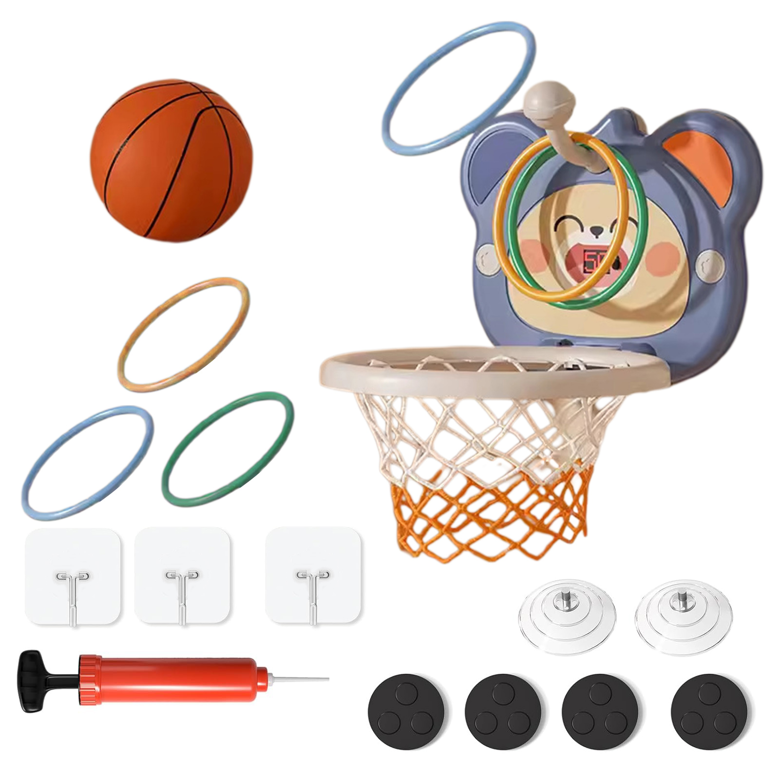 218s Basketball Toys for Kids Indoor Basketball Stand for Children Fun and