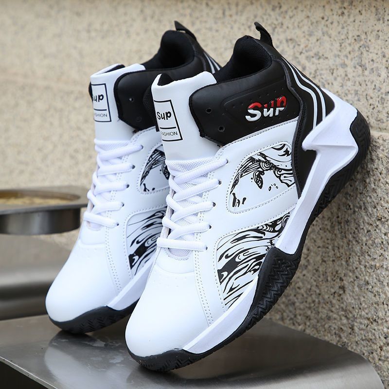 Basketball Shoes 2023 New Men's Sports Shoes Sports Casual Shoes Running Shoes High Bang Men's Shoes