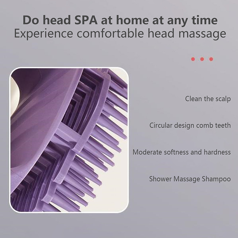 Silicone Shampoo Scalp Hair Massager Shampoo Comb Bath Massage Brush Scalp Massager Hair Shower Brush Comb Patented Product. 