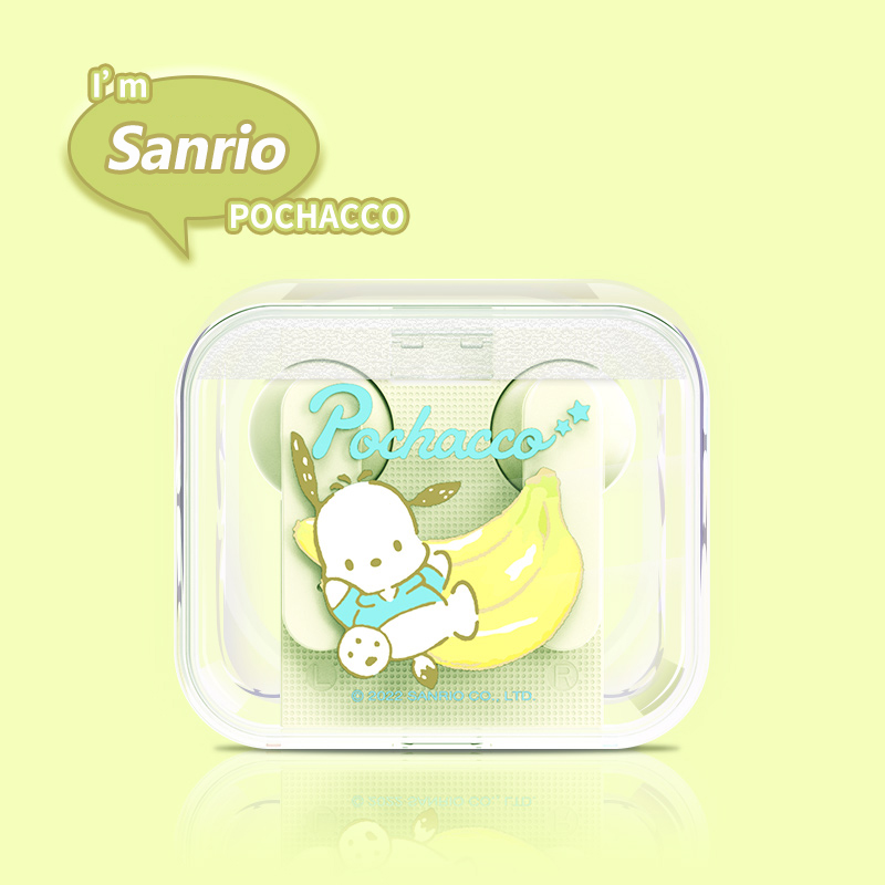 Sanrio S02 TWS Bluetooth Earphone BT5.2 Transparent shell design Brand Quality Mini Wireless Earbuds Sport Gaming Bluetooth Headset with Mic Support Call Video Android Universal Mobile Phone