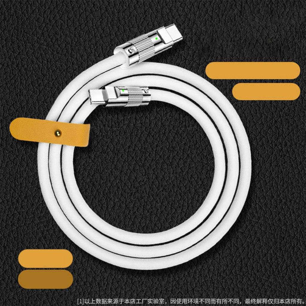 Cáp sạc nhanh 120W 2 đầu USB Type-C dây dài 1.5m