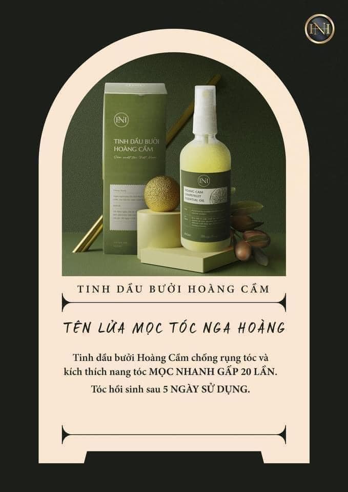 XỊT KHÍCH THÍCH MỌC TÓC TINH DẦU BƯỞI HOÀNG CẦM