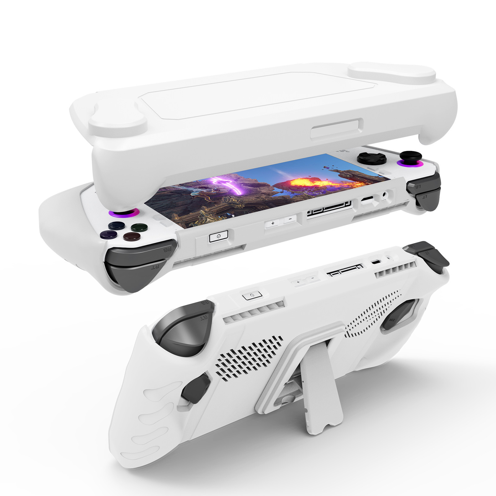 For ROG ALLY Consoles Protective Case Shockproof Protector Cover for ROG ALLY With Stand Base Protective Case Accessories