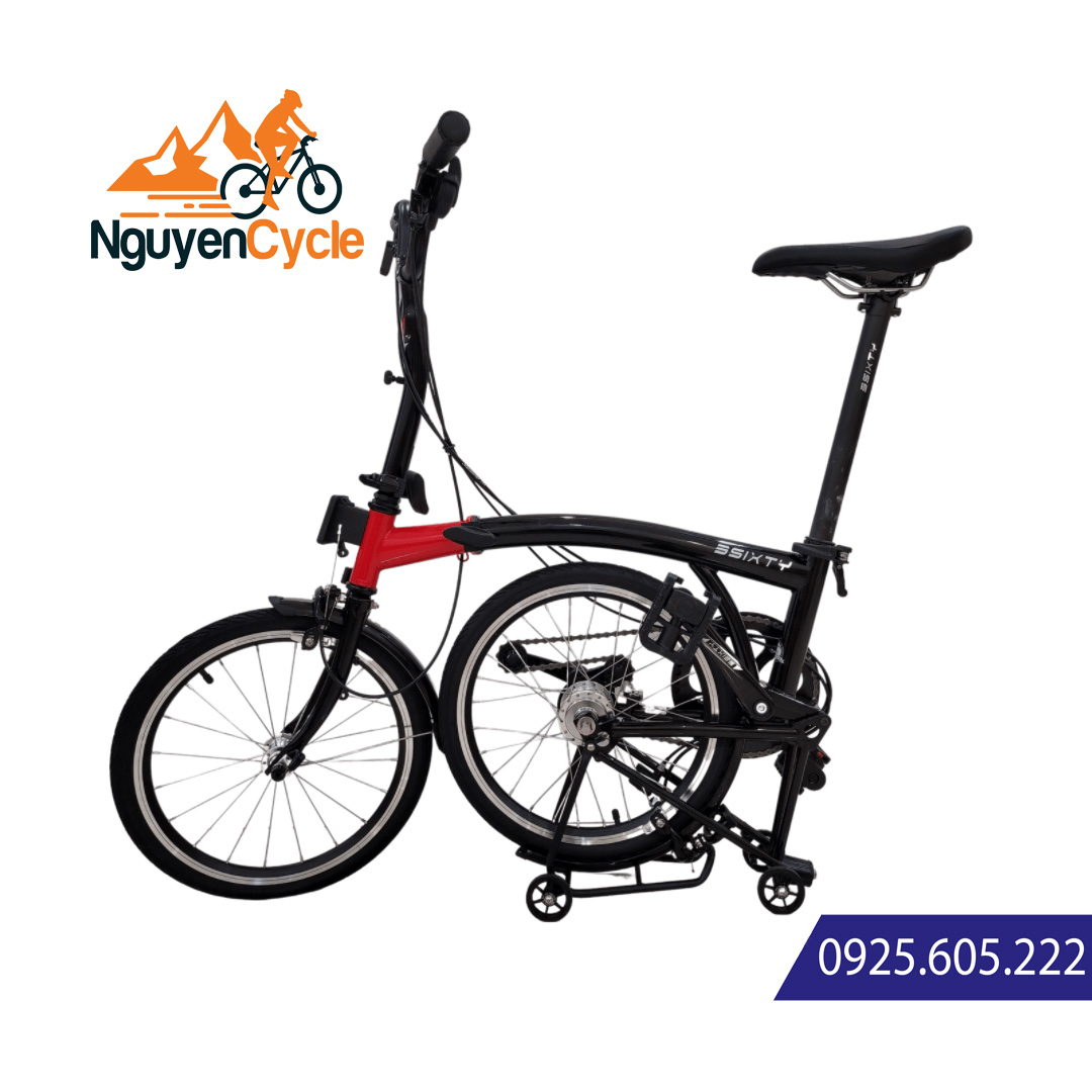 Xe đạp gấp 3Sixty bản pha màu