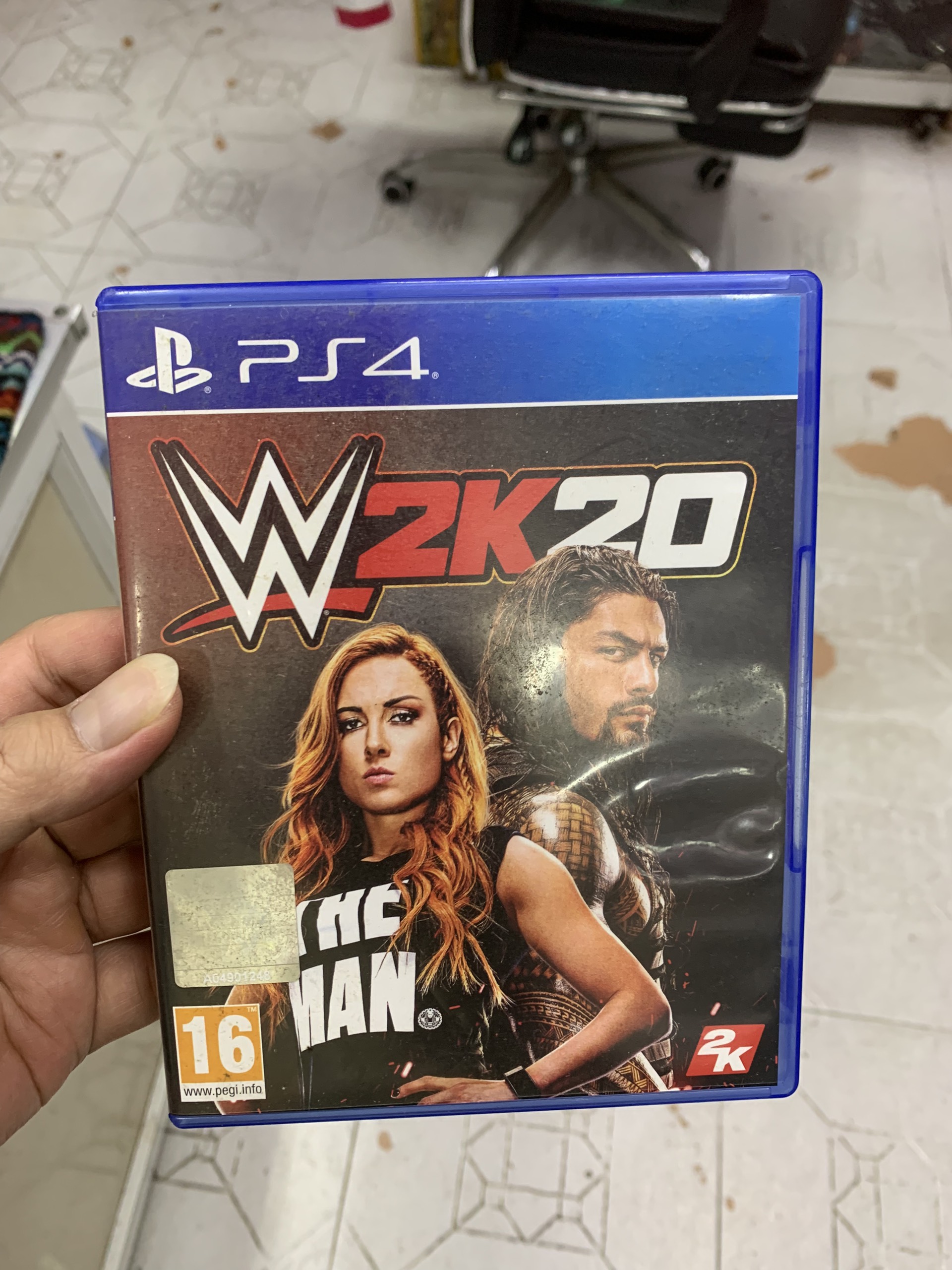 Đĩa game ps4 wwe 2k20