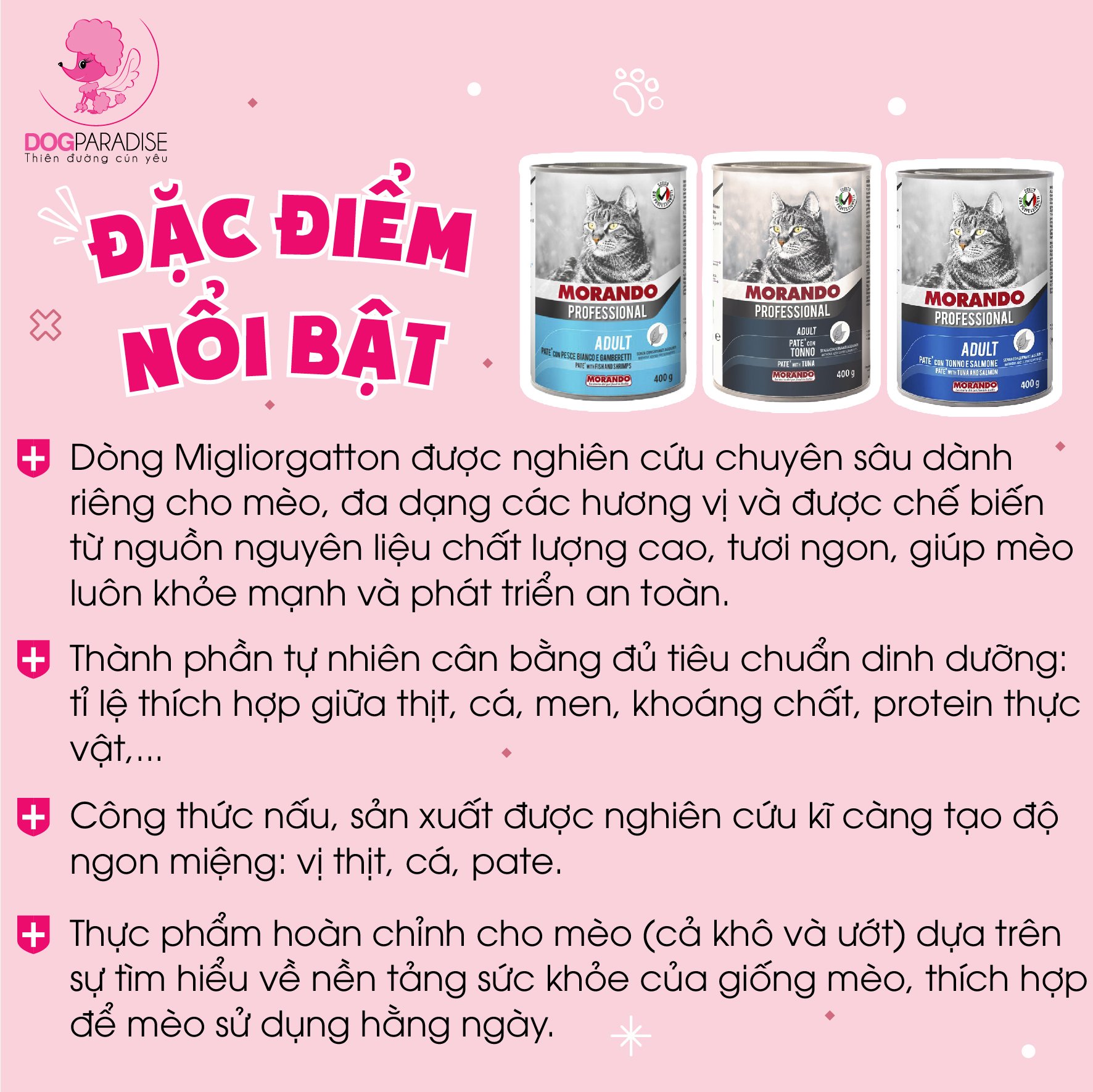 Pate Morando cho mèo nhiều vị - Dog Paradise