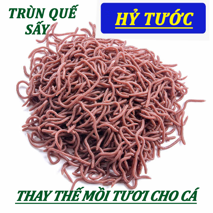 Thức ăn cao cấp cho cá cảnh_Hạt trùn quế sấy Hỷ Tước