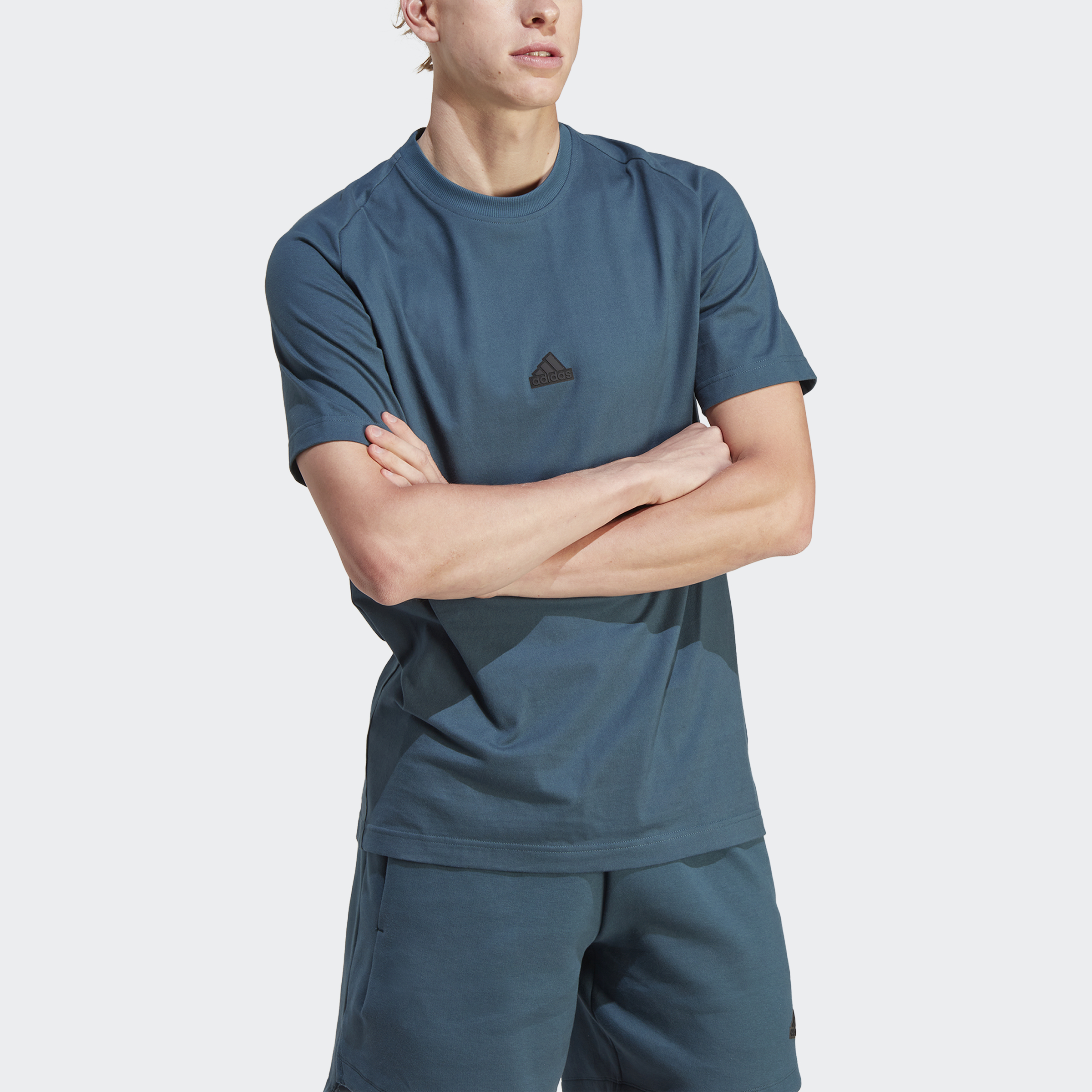 Adidas phong cách sống áo thun adidas z.n.e. nam ngọc lam ij6130