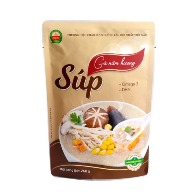 Súp dinh dưỡng ăn liền cây thị đủ vị cho bé từ 1 tuổi