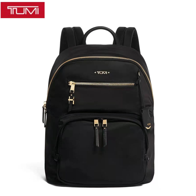 のTumiの new ballistic nylon 196302 women's bag medium super light wear-resistant solid color portable backpack