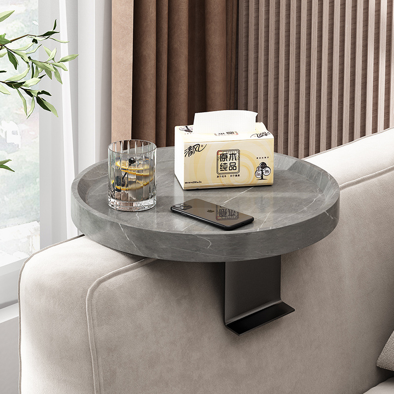 Sofa, small coffee table, minimalist and creative side table, household side table, sofa corner table, tea table, sofa armrest, tray, storage rack