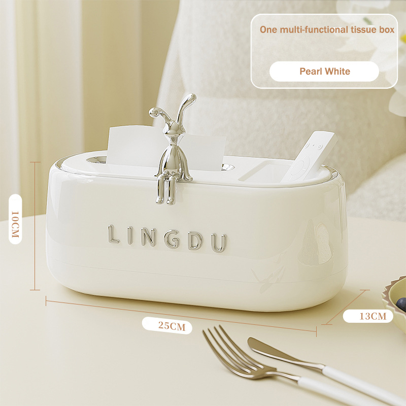 INS tissue box Little Rabbit decoration living room desktop drawer toilet tissue box