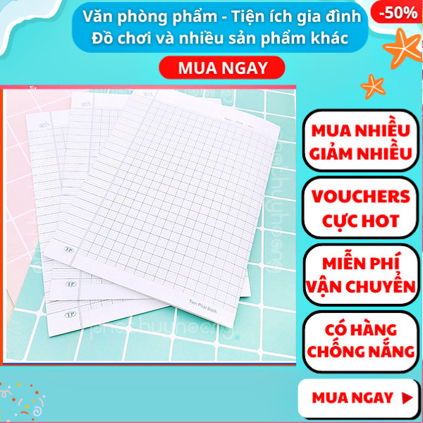 Combo 30 tờ giấy kiểm tra học sinh giấy dày không lem , đồ dùng học tập, Aplusmart