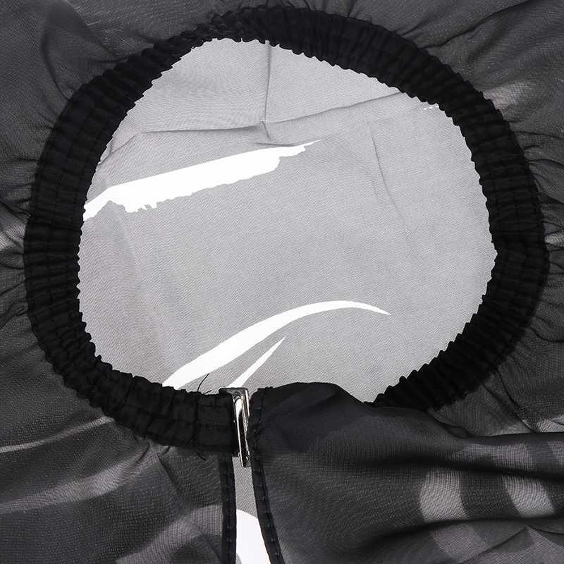 Haircut Hairdressing Barber Cloth Skull Pattern Apron Polyester Cape Barber Gown. 