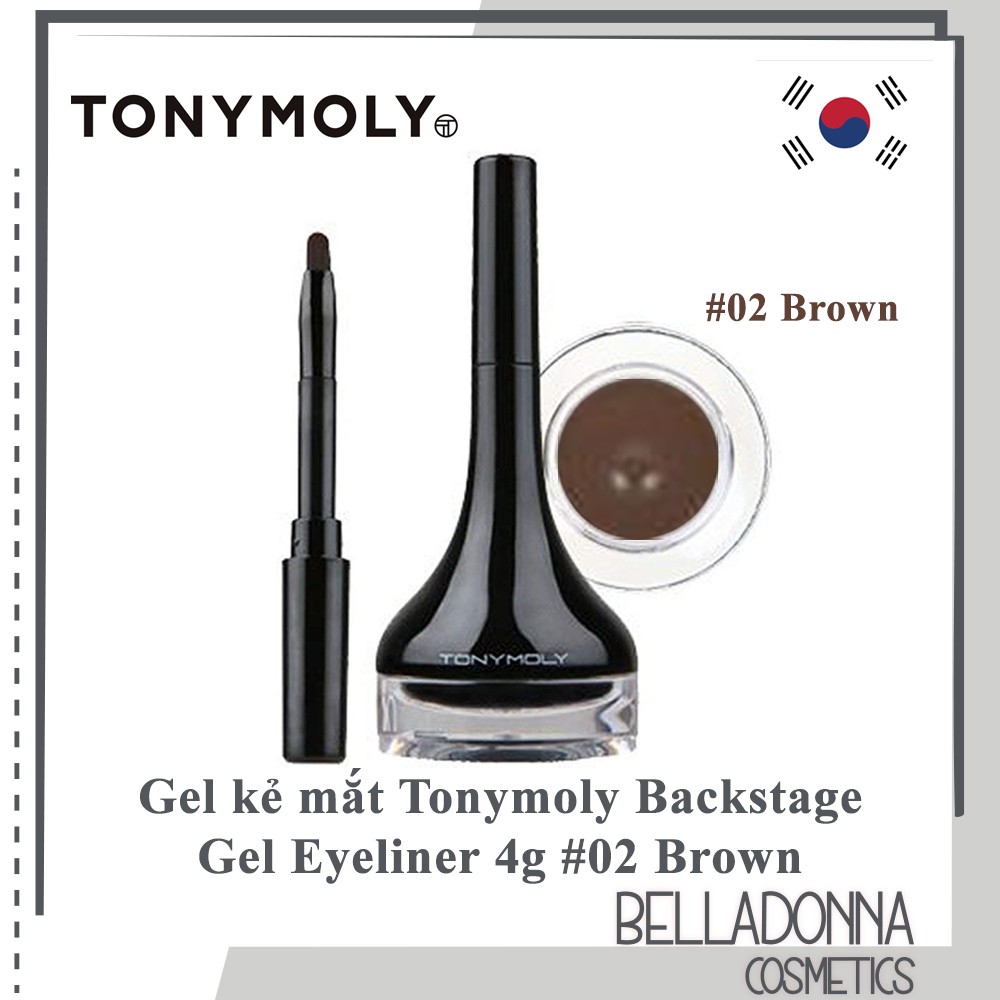 Gel kẻ mắt Tonymoly Gel Eyeliner 4g #02 Brown