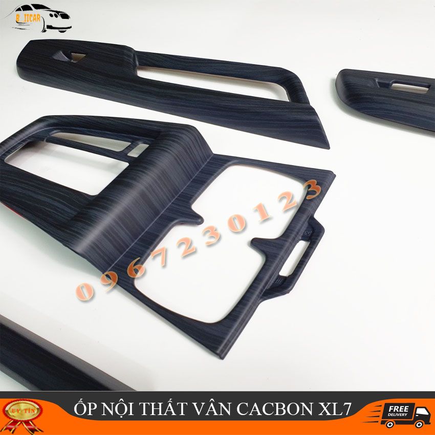 ỐP NỘI THẤT SUZUKI XL7 , VÂN CARBON CAO CẤP