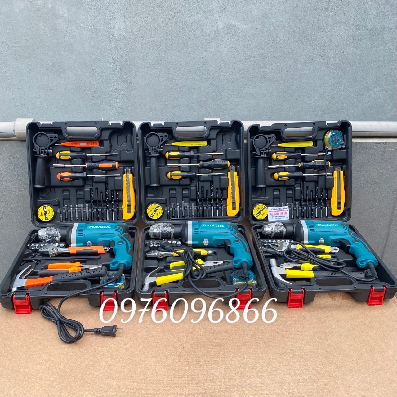 máy khoan 13re kèm 32 phụ kiện