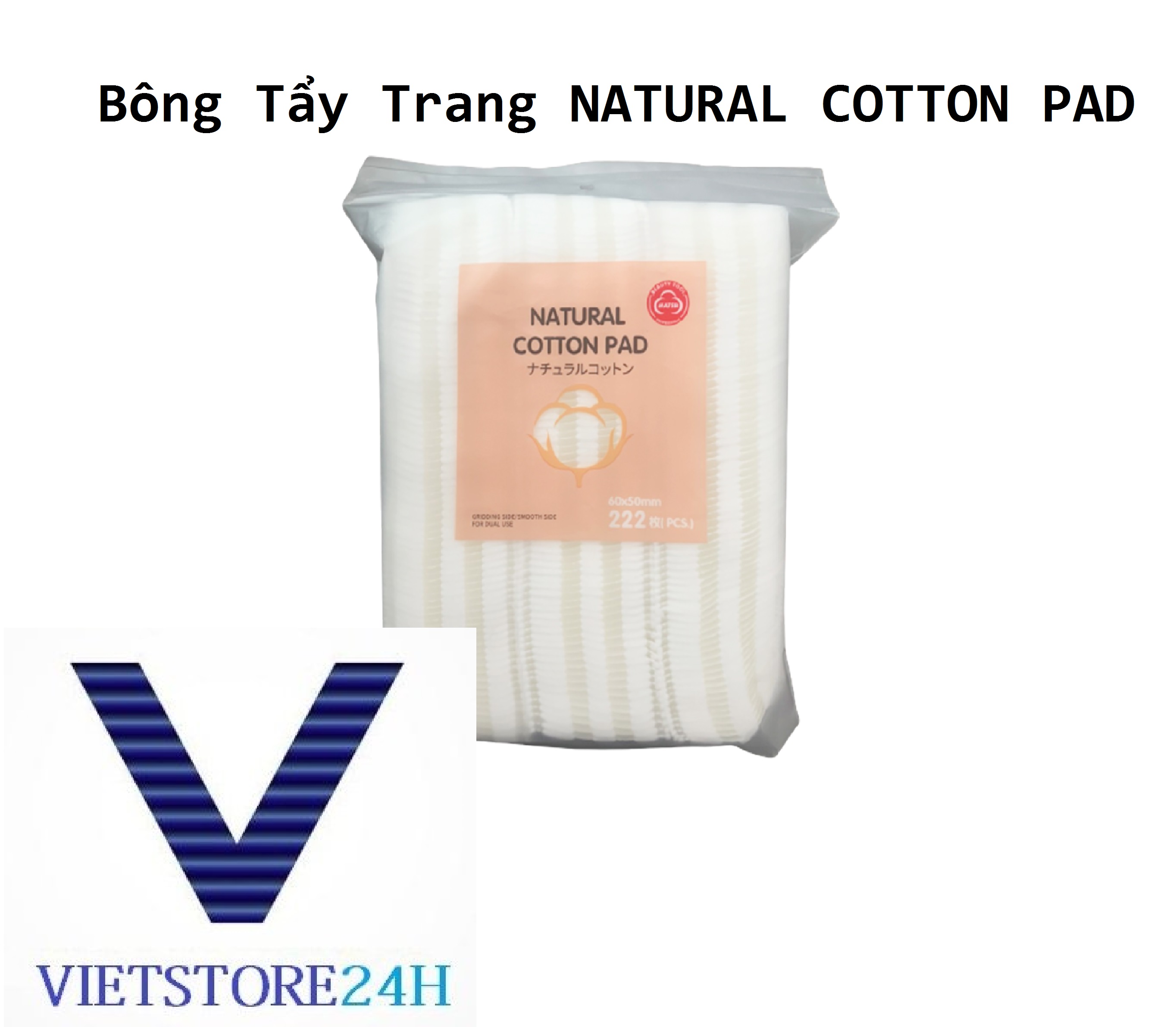 Bông Tẩy Trang NATURAL COTTON PAD
