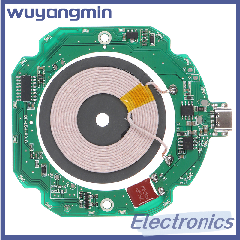 wuyangmin 15W Qi Fast Wireless Charger PCBA Circuit Board Transmitter Module+Coil Charging