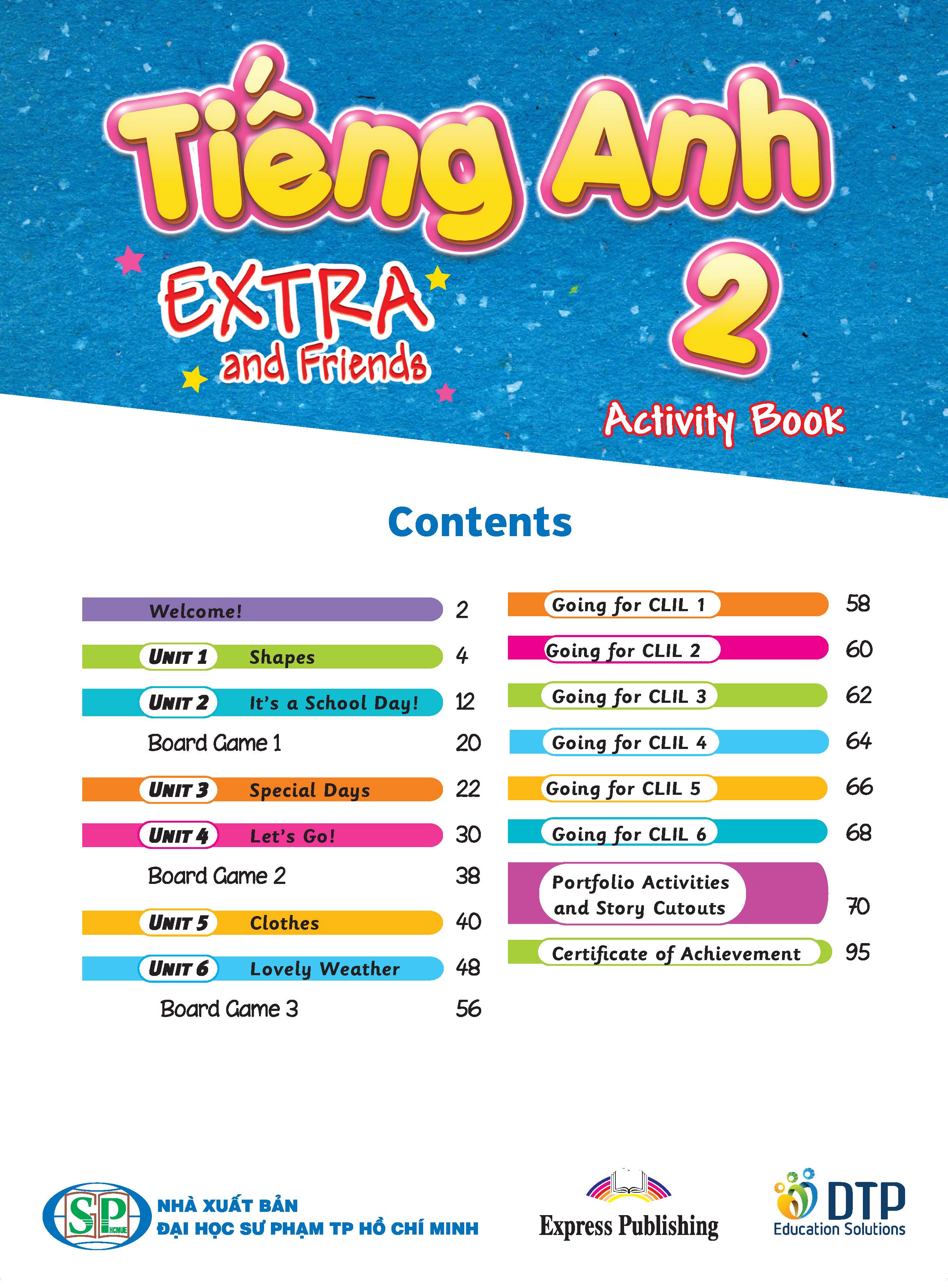 Sách - dtpbooks - Tiếng Anh 2 Extra and Friends - Activity book (Sách bài tập)