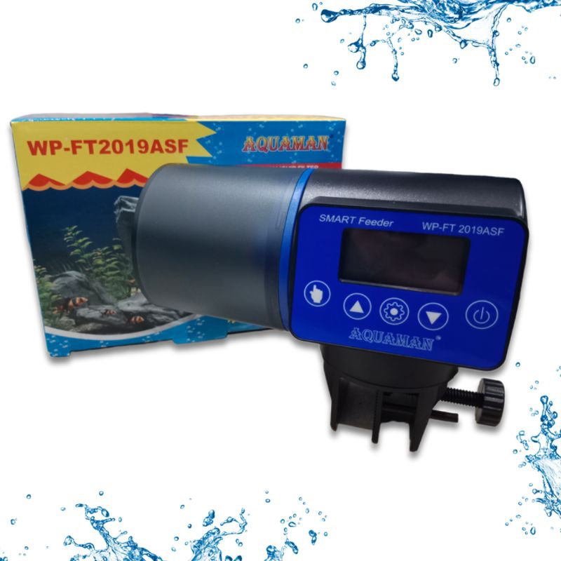 Mesin Pemberi Makan Ikan Otomatis Food Timer AQUAMAN WP FT 2019 ASF