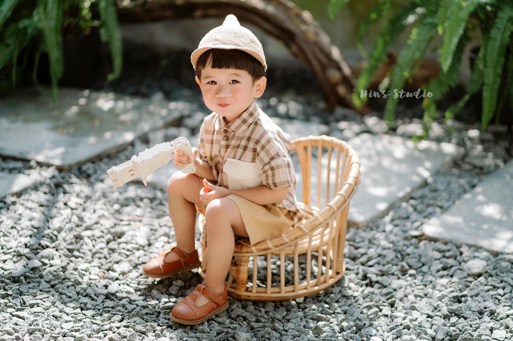 Ghế mây sò cao cấp cho bé - phụ kiện chụp hình cho studio baby/ trang trí phòng bé, trường học mầm non, cửa hàng kid xinh xắn và đáng yêu