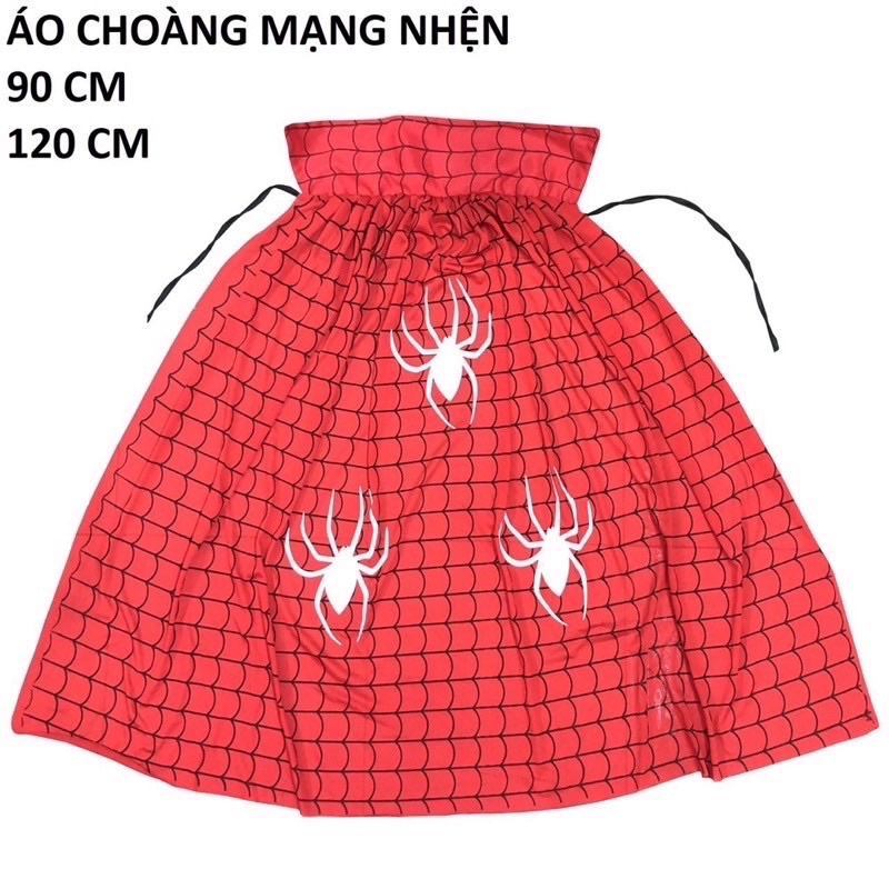 Áo choàng nhện/bí đỏ/bộ xương/ma cà rồng đồ chơi trang phục hoá trang halloween