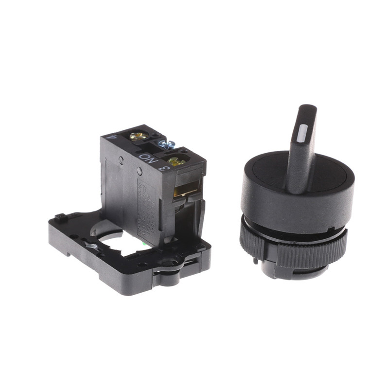 New On/Off 2Position Rotary Select Selector Switch 1 NO 10A 600V AC XB2-ED21 EJ21. 