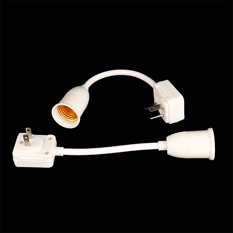 E27 Lamp Base Flexible Bend Wall Light Socket Adapter Plug Switch Lamp ...