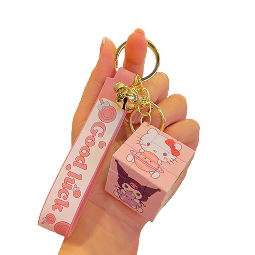 AI LIAN Cinnamoroll Cinnamoroll Magic Cube Keychain Brain Teaser Kuromi ...