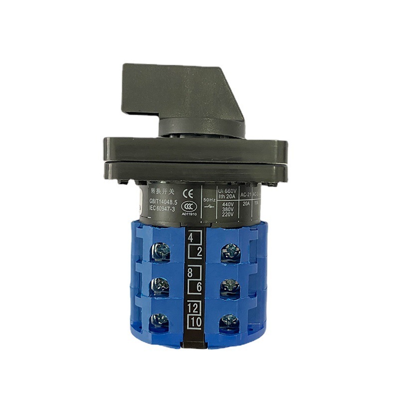 High Voltage Change Over Switch 3 Position 3 Phase Selector Switch 380v ...