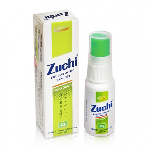 Chai Xịt khử mùi Zuchi thảo dược