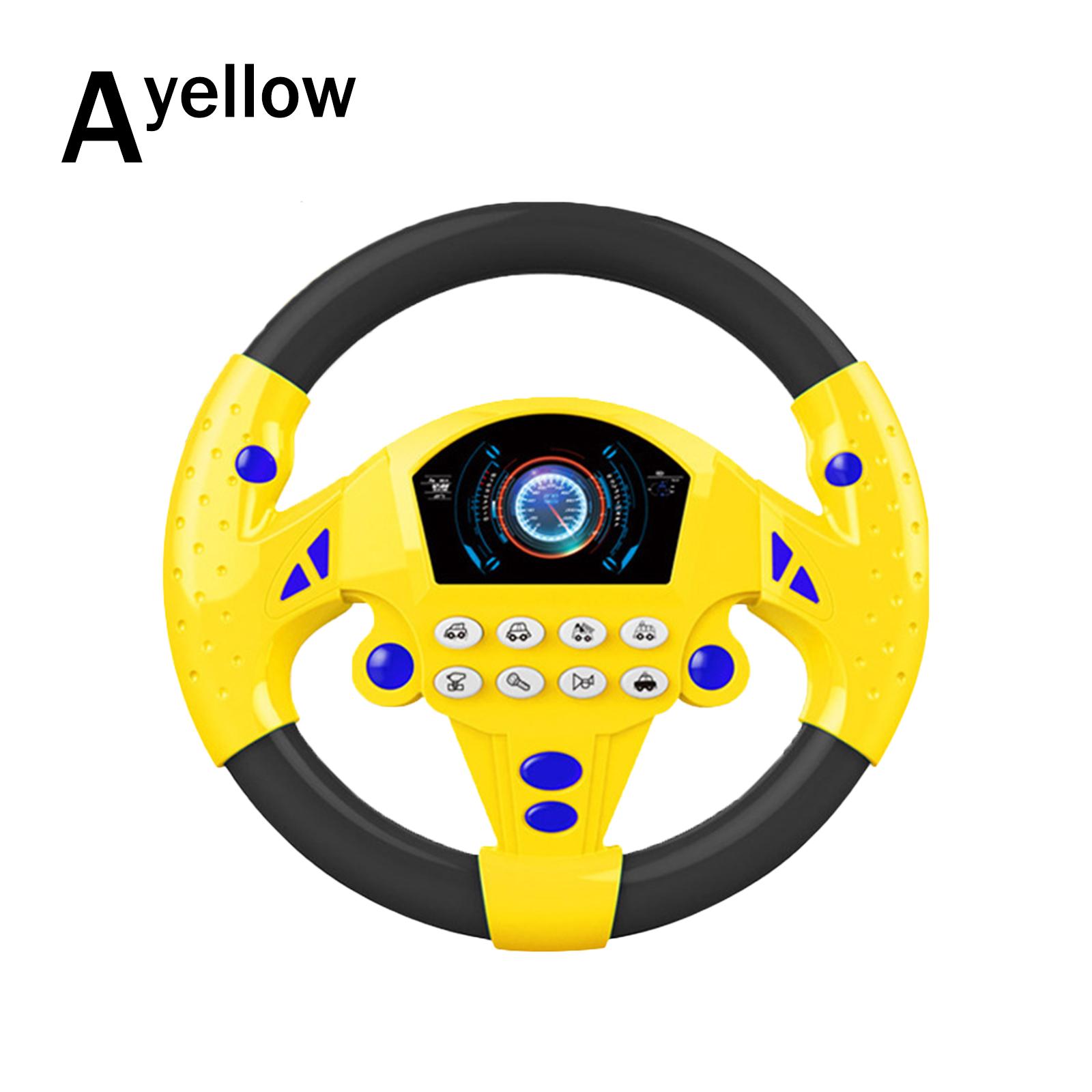 【Be worth】 Electric Simulated Car Driving Steering Wheel Kids Interactive With Car Driving Baby Education N8O1.