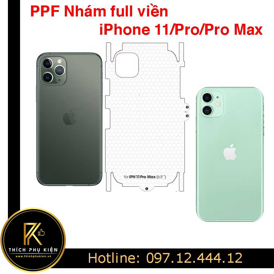 Dán PPF iPhone 11 Pro full nhám mặt sau ...