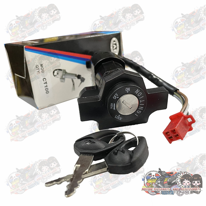 LJ Motorcycle Main Switch Bajaj Ct100 Ignition Switch For Bajaj