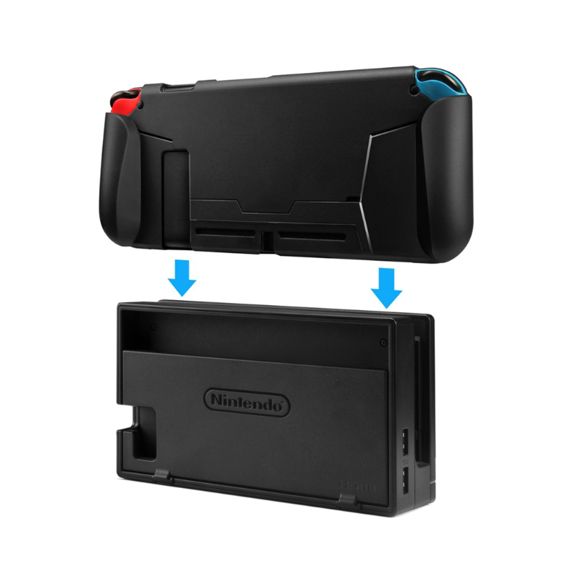 DISOUR Vỏ TPU Chính Hãng Vỏ Bảo Vệ Mềm Vỏ Bảo Vệ Cho Nintendo Switch Hộp Đựng Thẻ Phụ Kiện Tay Cầm Tiện Dụng