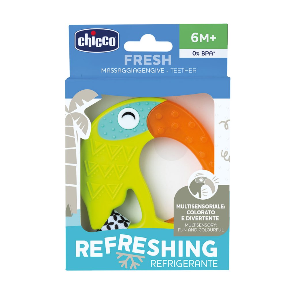 Gặm nướu hình vẹt vui nhộn Chicco