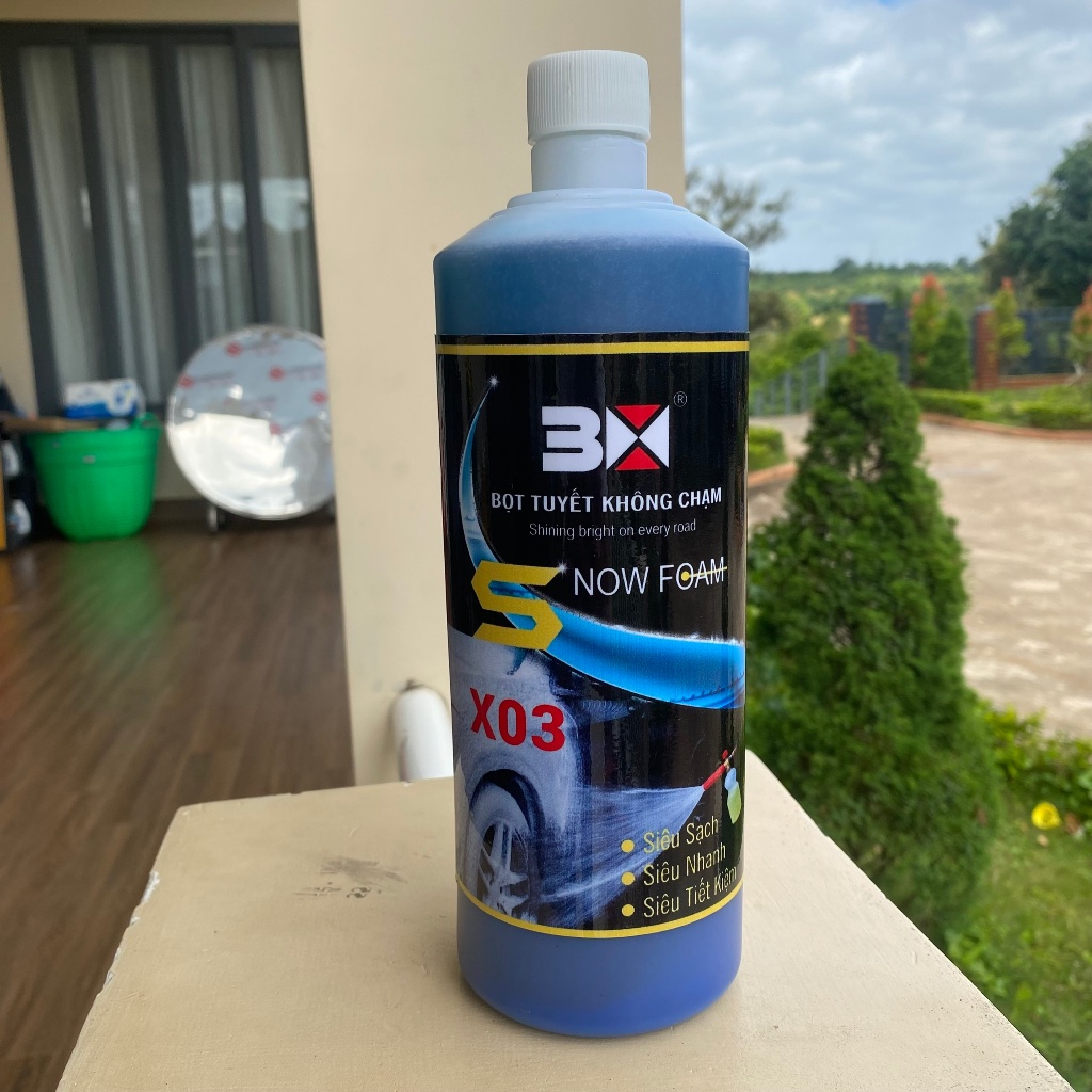 NƯỚC RỬA XE BỌT TUYẾT KHÔNG CHẠM X03