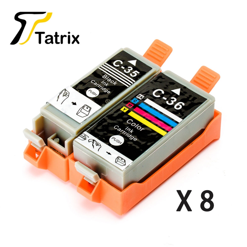 High quality pgi-35 pgi35 cli-36 cli36 color compatible printer ink cartridge for canon pixma ip100 ip110 ip100b tr150 printer