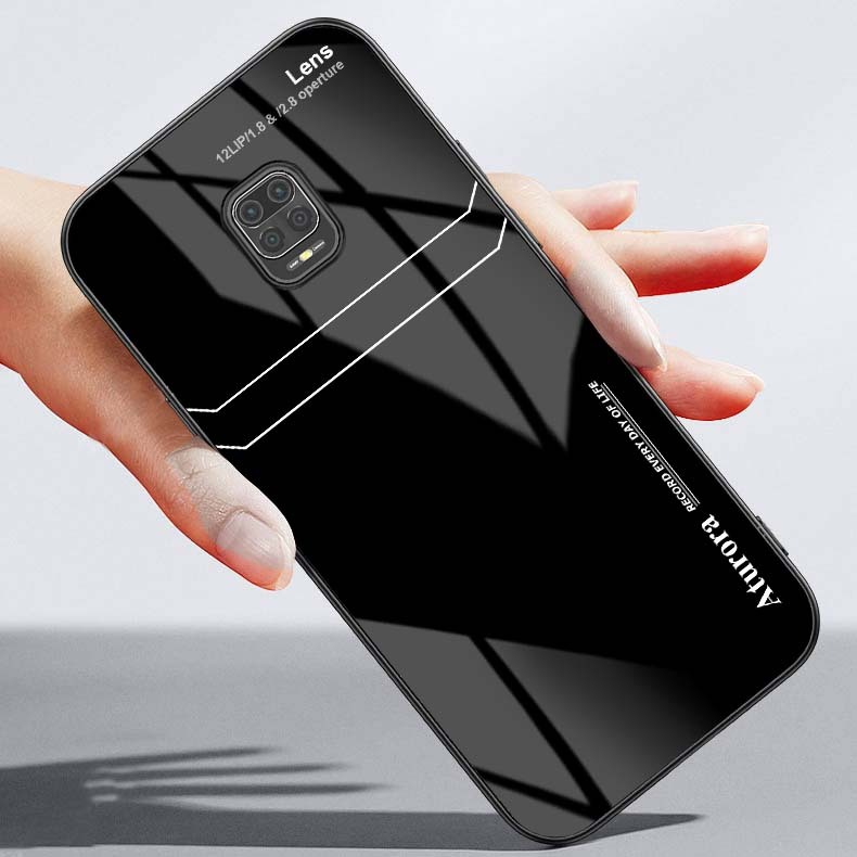 Ốp Lưng XIAOMI REDMI NOTE 9, NOTE 9S, NOTE 9 PRO Mặt Lưng Kính Cường Lực Sáng Bóng