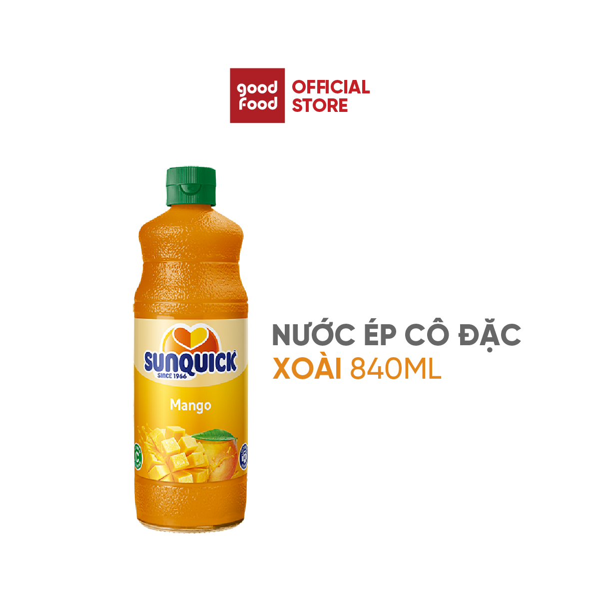 Nước ép xoài Sunquick Mango Juice 840ml đẹp da tốt cho sức khỏe