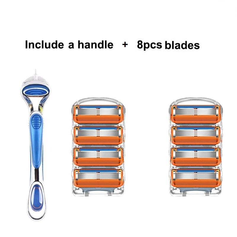 Lưỡi dao cạo 5 lớp/Gillette fusion 5 Lưỡi Dao Cạo Râu Màu Cam Cho Nam
