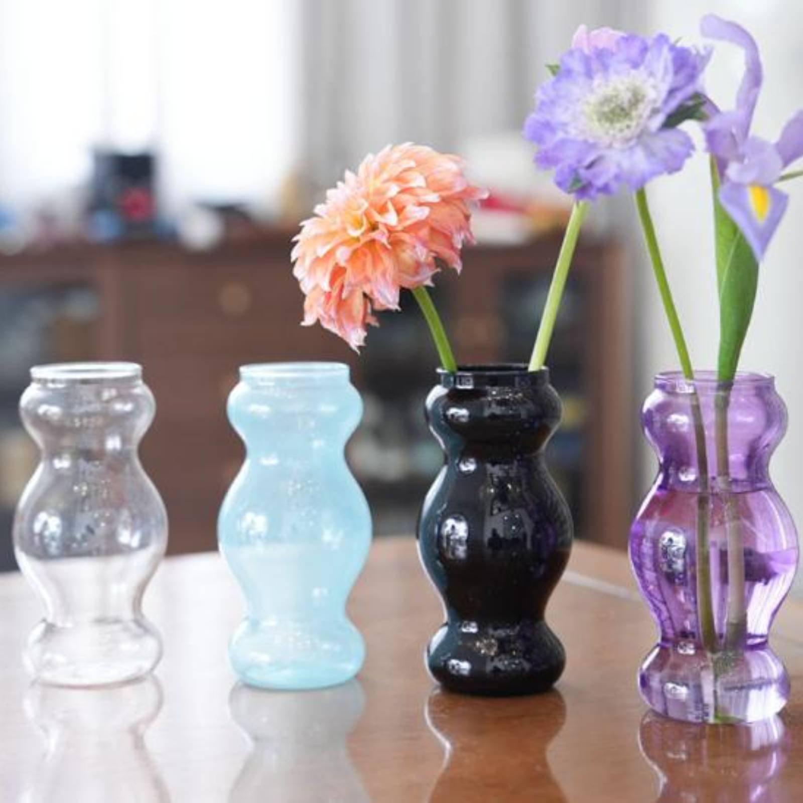 Decorative Vase Modern Borosilicate Glass Flower Vase Centerpiece