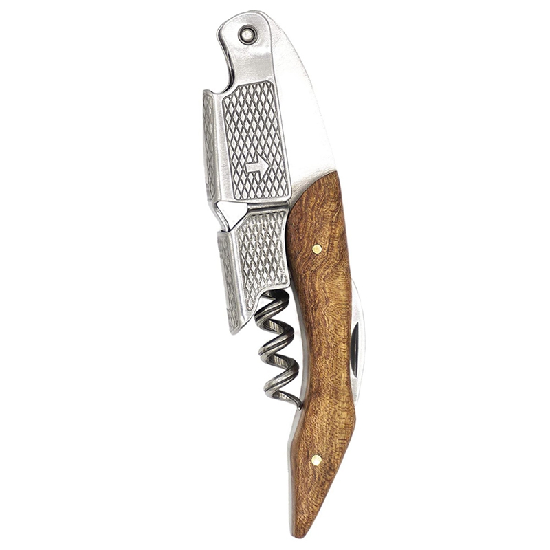 Wine Opener,Rosewood Handle Corkscrew,Wine Bottle Opener,Portable