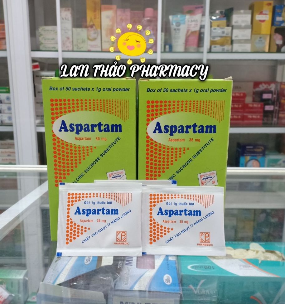 Đường ăn kiêng Aspartam hộp 50 gói