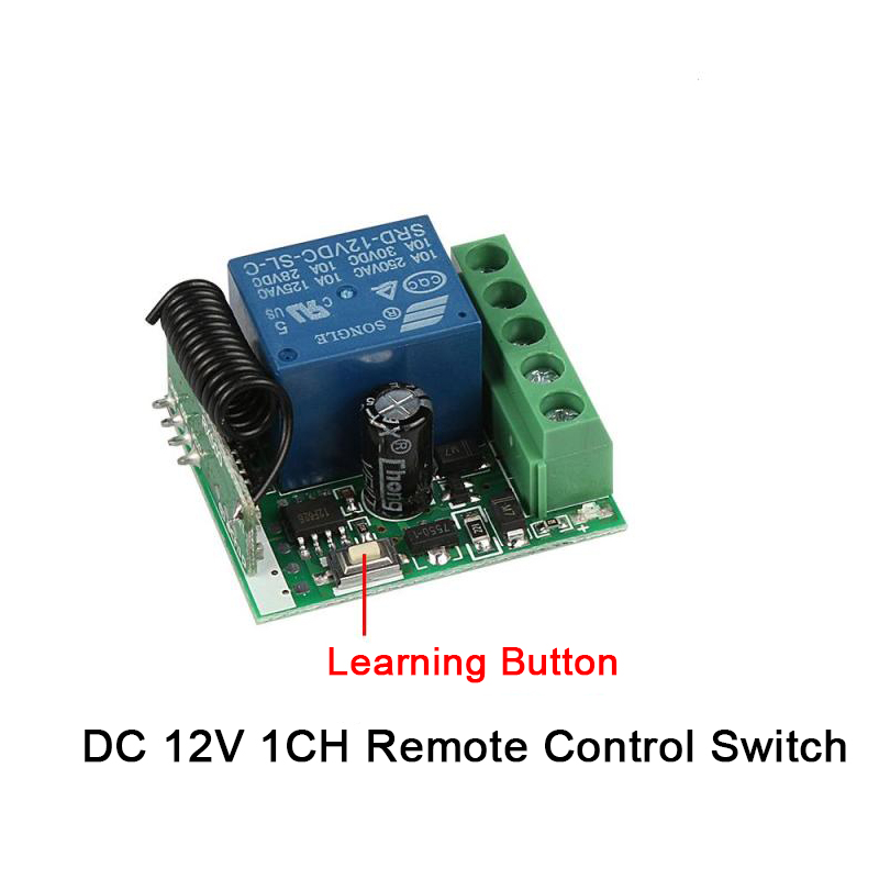 Qiachip%20433mhz%20Dc%2012v%201ch%20Rf%20Relay%20Module%20Wireless%20Remote%20Control%20Switch%20Smart%20Home%20Controller%20For%20Gate%20Door%20-%20Image%203