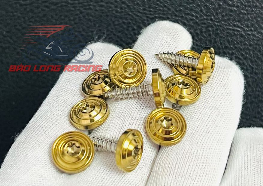 5 con ốc xi vàng salaya thái 5li18 gắn dàn áo mọi loại xe máy